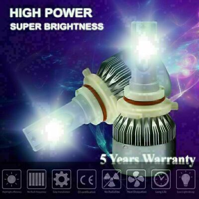 Xenon White H11 LED Headlight 6000K 2400W 240000LM Kit Low Beam Bulbs COB Total