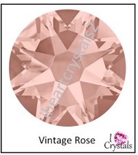 VINTAGE ROSE 2mm 7ss 2058 IHC Austrian Crystal Flatback Rhinestones 144 pcs