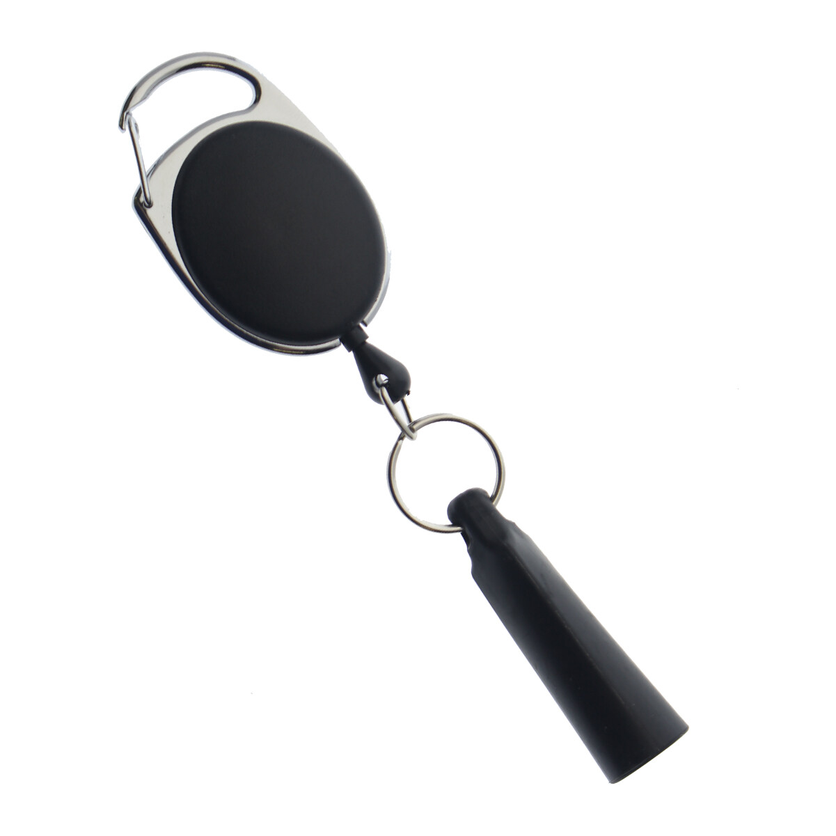 Retractable Pen & Pencil Holder Badge Reel w Carabiner Clip for Barista Sharpies