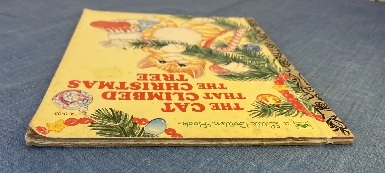 Little Golden Book The Cat That Climbed The Christmas Tree eBay