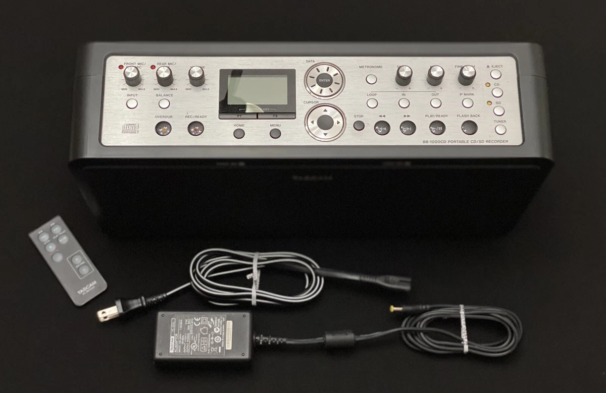 TASCAM PORTABLE CD/SD RECORDER BB-1000CD AUDIO EQUIPMENT US SELLER