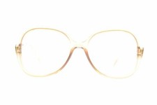 Vintage Terri Brogan Optyl 8626 10 Brown Oval Glasses Frame NOS