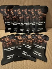 Five Nights at Freddy's Holographic Stickers, 10 Packs of 5 Stickers Each 