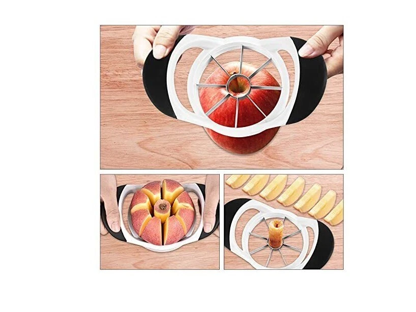 Apple Corer and Apple Slicer Cutter Set, 8-Blades Sharp Stainless Steel Apple...