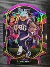 Devin Asiasi 2020 SELECT ROOKIE RC PURPLE DIE-CUT #100 NEW ENGLAND PATRIOTS!