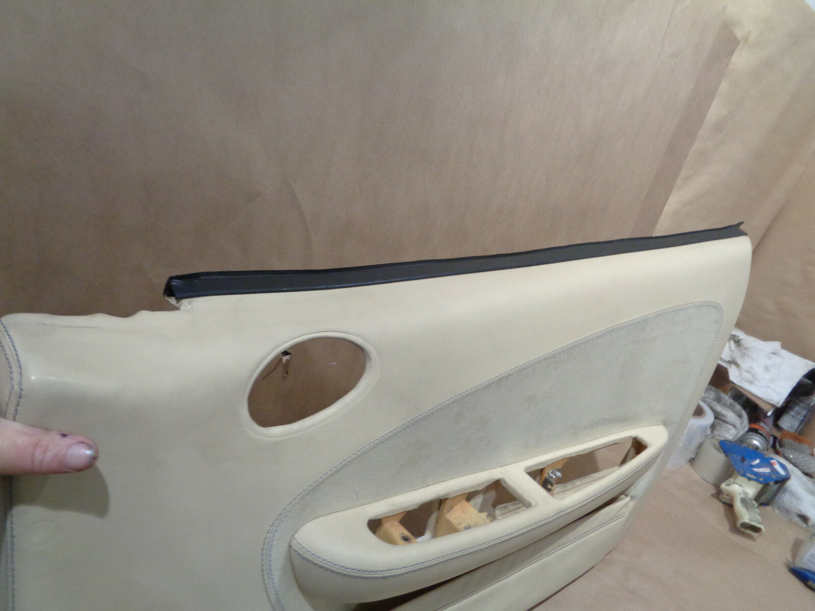 Ferrari 430 Coupe, Spider - RH Interior Door Panel  Cream - P/N 68169304