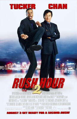 Rush Hour 2 movie poster  - 11 x 17 inches - Jackie Chan, Chris Tucker