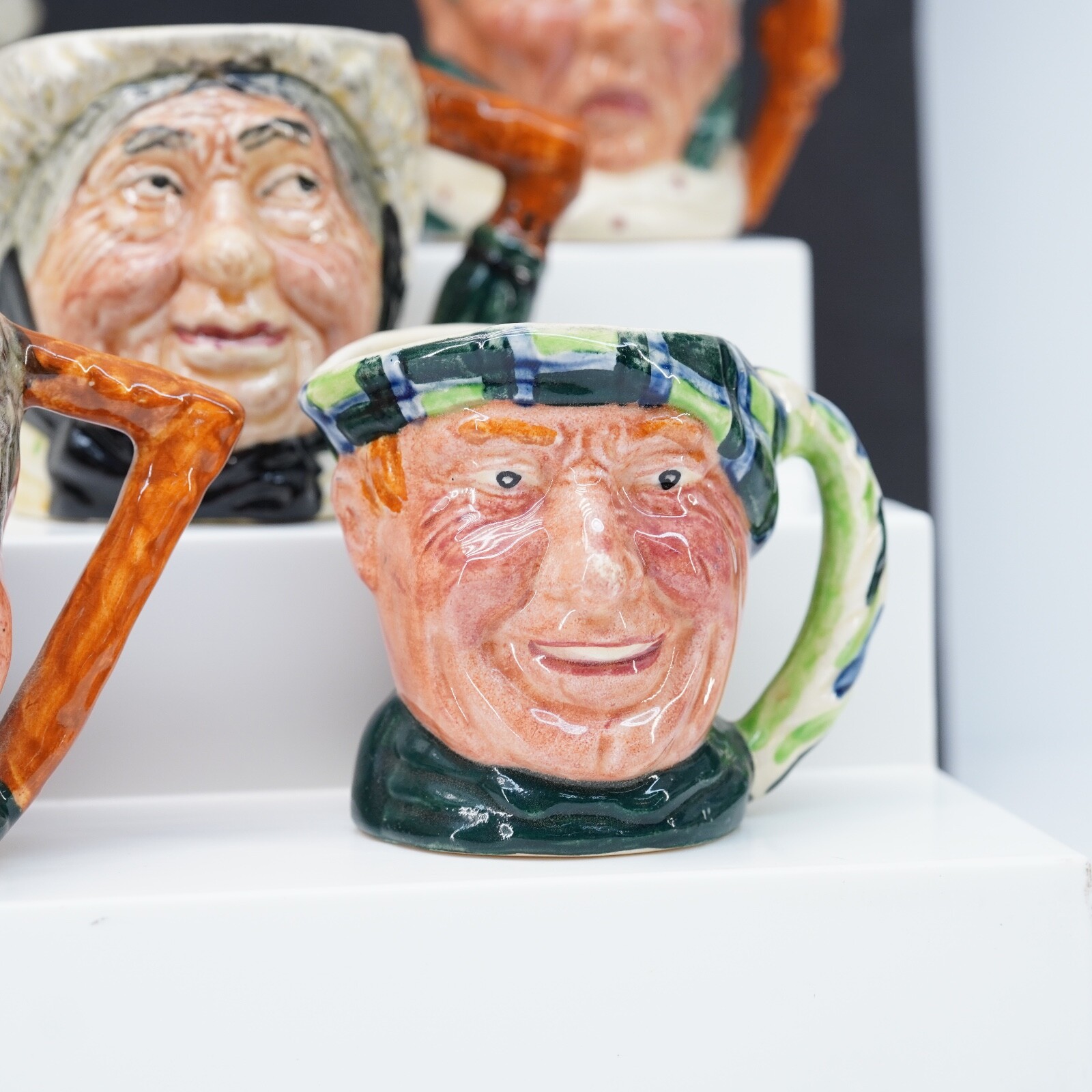 Lot of 12 Toby Mugs Characters Sailors Figures Royal Doulton Lancaster