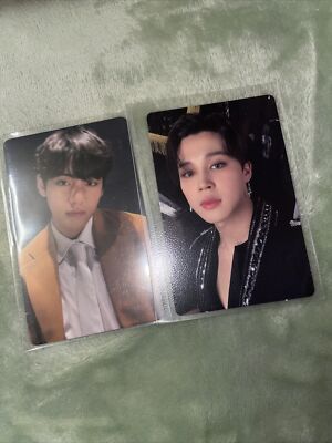 BTS TAEHYUNG BE LUCKY DRAW + JIMIN MOTS PHOTOBOOK PHOTOCARD RARE Set