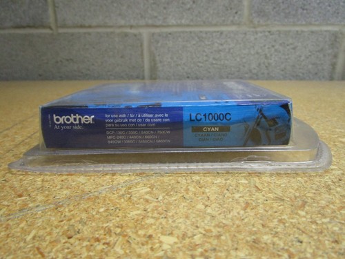 New Brother LC1000C Cyan Ink Cartridge for DCP-750CW 540CN MFC-660CN 440CN - 第 3/5 張圖片