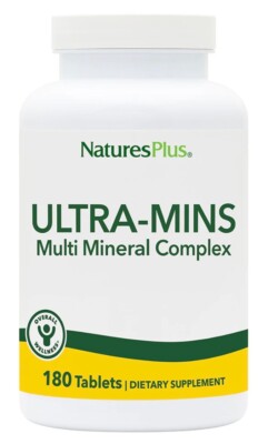 NATURE'S PLUS Ultra-Mins Multi Mineral Complex - 180 Tablets