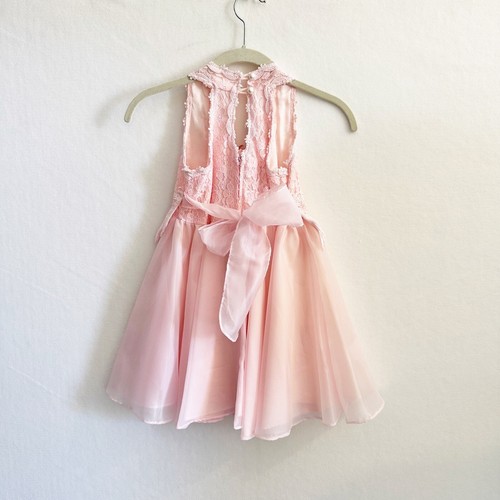 VTG Ceci Girls Blush Princess Pink Dress Party wedding Ballerina Girly Size 5/6 - Picture 10 of 19
