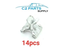 1963-1967 63 64 65 66 67 C2 Corvette Dash Pad Mount Clips 14pc Set GM# 3824160