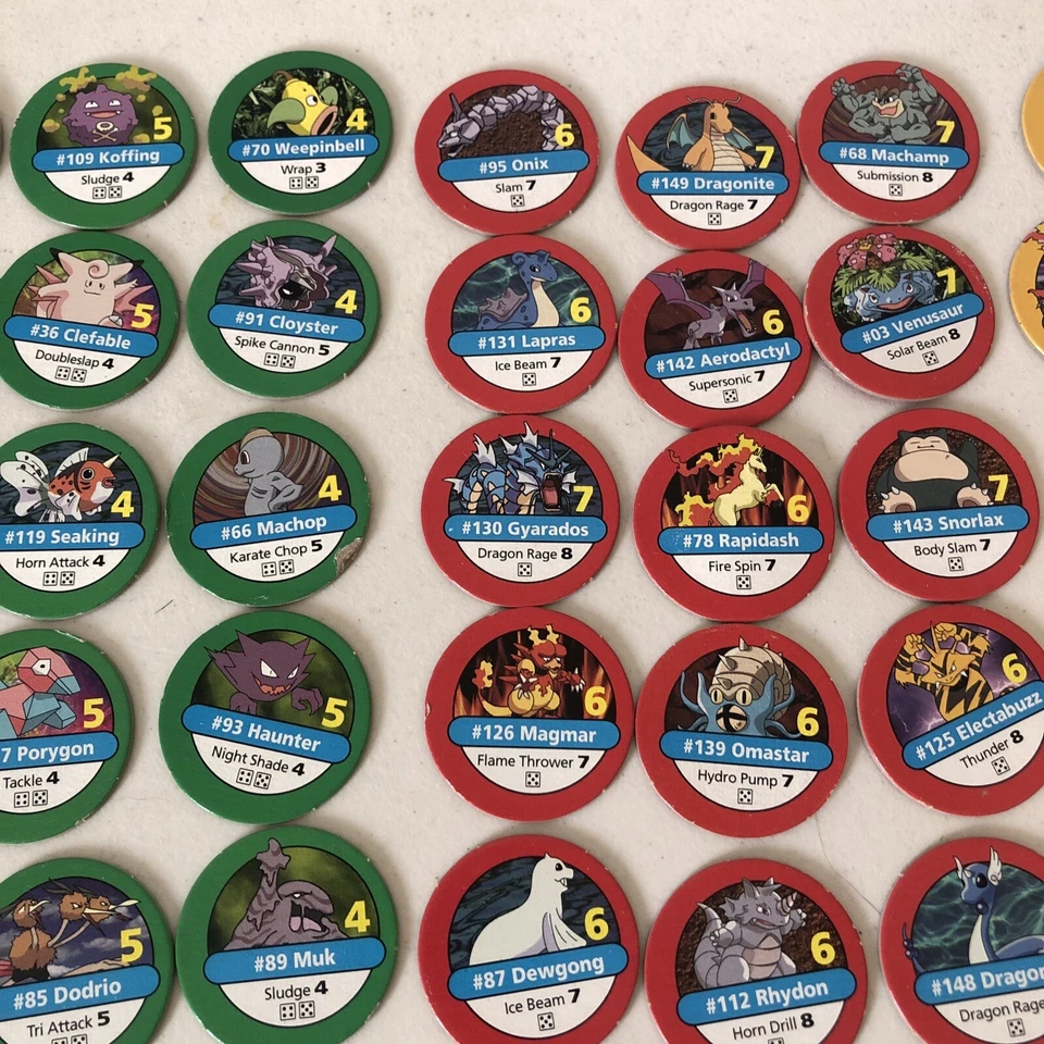 Настольная игра Pokemon Master Trainer 1999 запасные части на выбор - Изображение 4 из 4