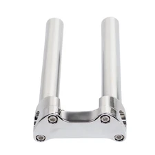 8-1/2" Handlebar Risers Top Clamp For Harley 1"Bar Dyna Heritage Softail Classic