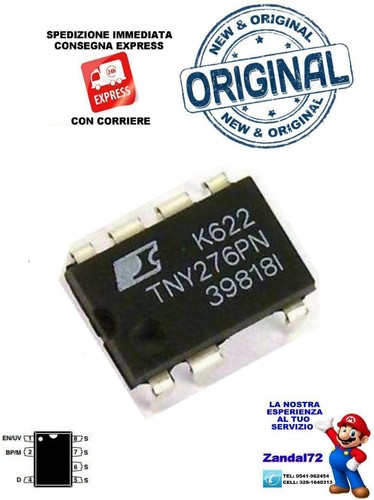 TNY276PN TNY276P TNY276 CIRCUITO INTEGRATO ORIGINALE OFF-LINE SWITCHER ...