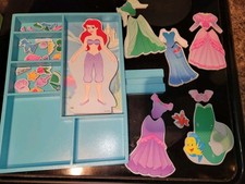 Ariel Wooden Magnetic Dress-Up Melissa Doug