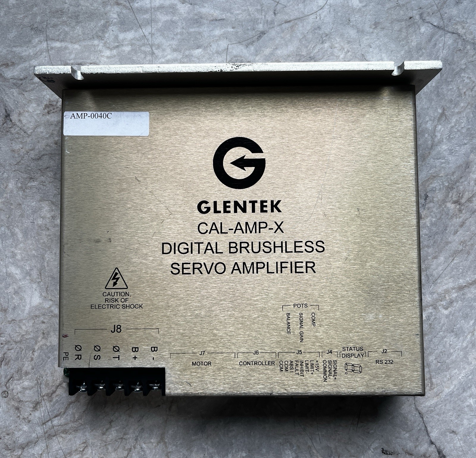 Glentek CAL-AMP-X Digital Brushless Servo Amplifier SMC9615-1-7197 - Untested