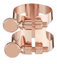 D.Bonade - Bb Clarinet Ligature Pink Gold Plated Non-inverted