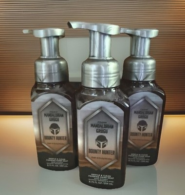 LOT OF 3 BATH & BODY WORKS STAR WARS BOUNTY HUNTER GENTLE FOAMING HAND SOAP WASH