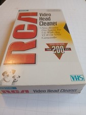 RCA VHS Video Head Cleaner AV01HD - 200 Application - Dry System - New/Sealed