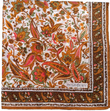 USED HANDKERCHIEF VINTAGE BANDANA COTTON 18" POCKET SQUARE HANKY