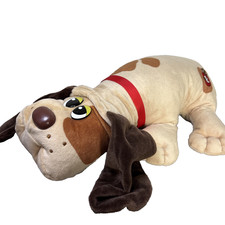 Pound Puppies Plush Dog Brown 18   Large Stuffed Animal 2019 Toy Collar