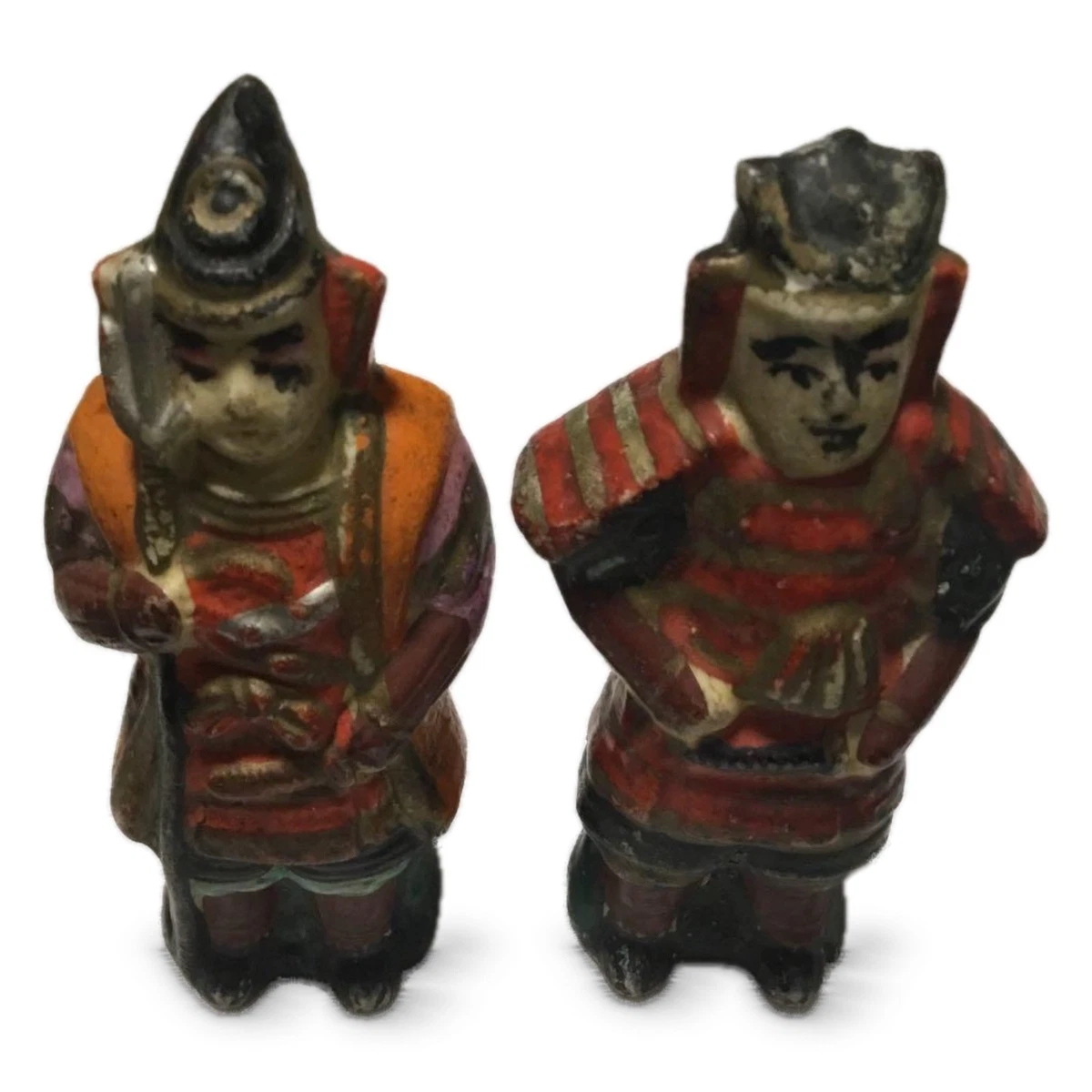 昭和レトロ　土人形　日露戦争　他　レア　アンティーク 多色1900-1940 年日本娃娃| eBay