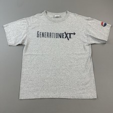 Vintage Generation Next Pepsi Shirt Mens L XL Gray Single Stitch USA Made 90s