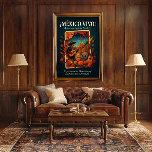 ¡México Vivo! Celebrating Tradition: Cultural or Heritage Poster - Picture 4 of 12
