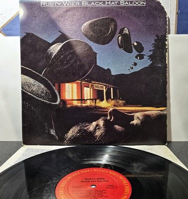 Rusty Wier - Black Hat Saloon - Rare 12''   Country Vinyl LP Record Album