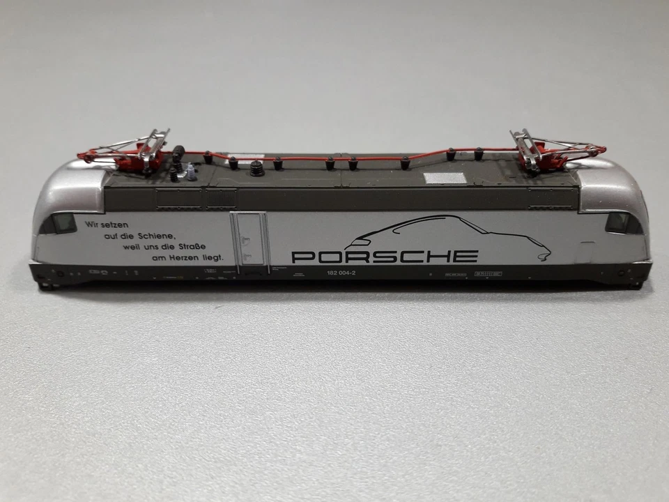 Minitrix Spur N 116745 Gehäuse BR 182 mit Porsche Werbung / Minitrix 12356
