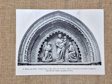 Florence 1902 Timpano Porta Canonici S. Maria del Fiore di Giovanni d’Ambrogio