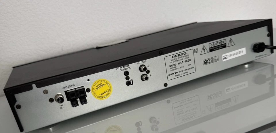 ONKYO T-4630 AM/FM TUNER STEREO VOLL FUNKTIONFÄHIG - Bild 4 von 4