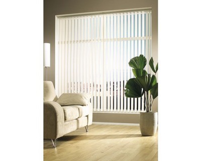 SOLUNA Lamellenvorhang Komplettset grau 250x260 cm