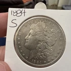 1884-S MORGAN SILVER DOLLAR ~ FINE ~NICE COIN~ 90% SILVER
