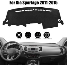 For Kia Sportage R 2011-2015 Black Non-slip Dashboard Cover Dashmat Dash Mat Pad