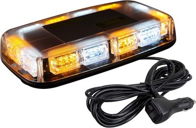 ASPL Upgraded 5 48LED Roof Top Strobe Light Mini Bar Magnetic Base Amber White