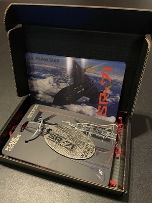Planetags: Lockheed SR-71 Blackbird Inner Core Genuine Skin Rare