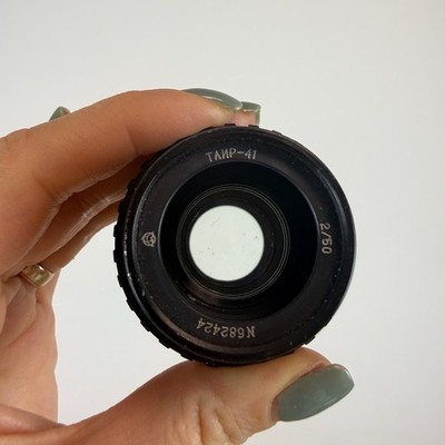Tair-41 2/50 Soviet USSR 16 mm Cine movie Lens Kiev-16U Original