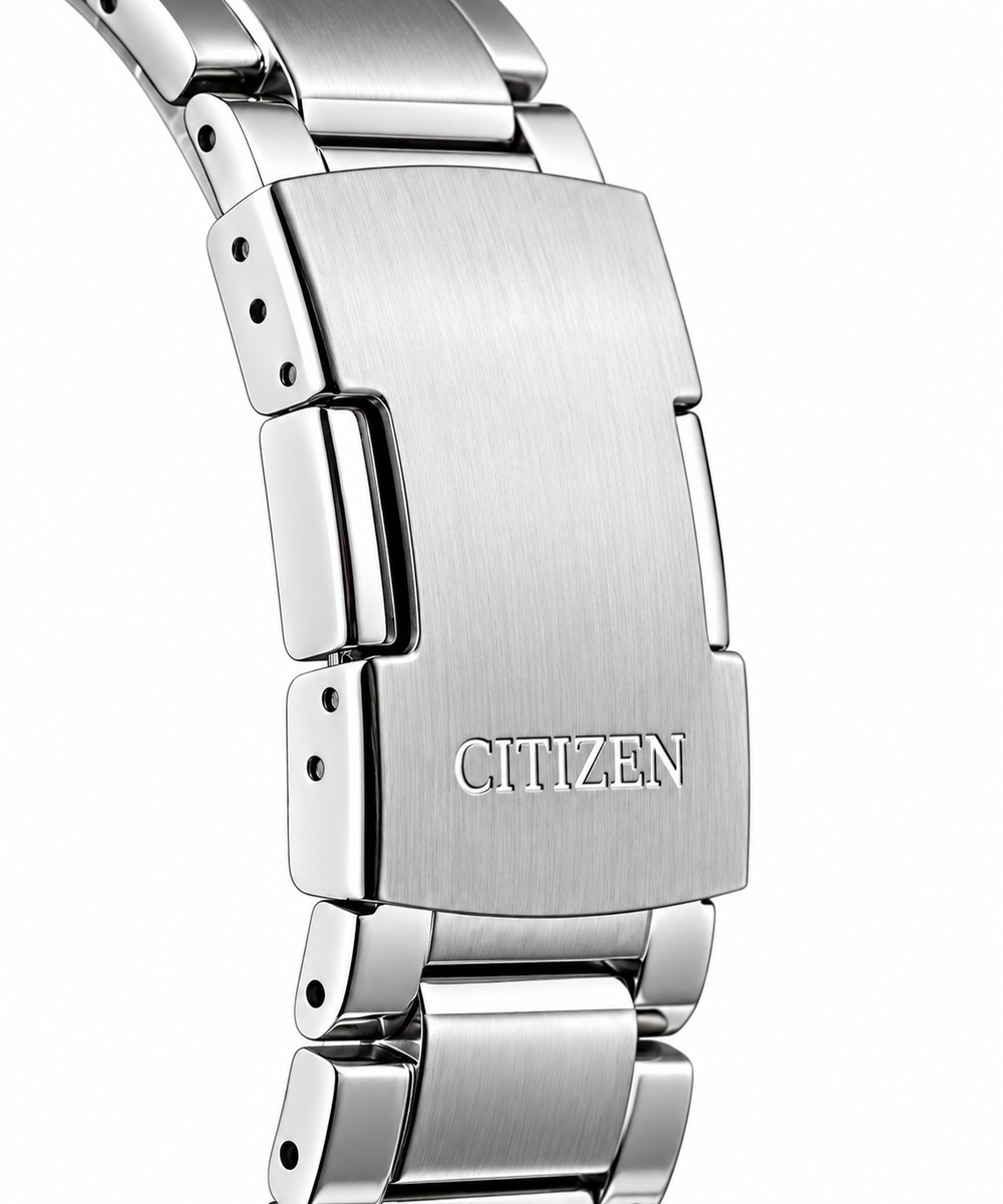 Citizen Men's Watch Radio Controlled Sapphire Green Dial Eco-Drive