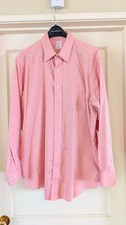 Brooks Brothers "346" Salmon Non-Iron All Cotton Dress Shirt 17 34/35