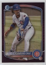2025 Bowman Chrome Prospects Fuchsia Reptilian Refractor /199 Fernando Cruz 13kb
