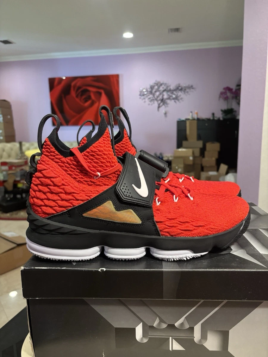 Nike LeBron 15 PE Red Diamond Turf for Sale | Authenticity