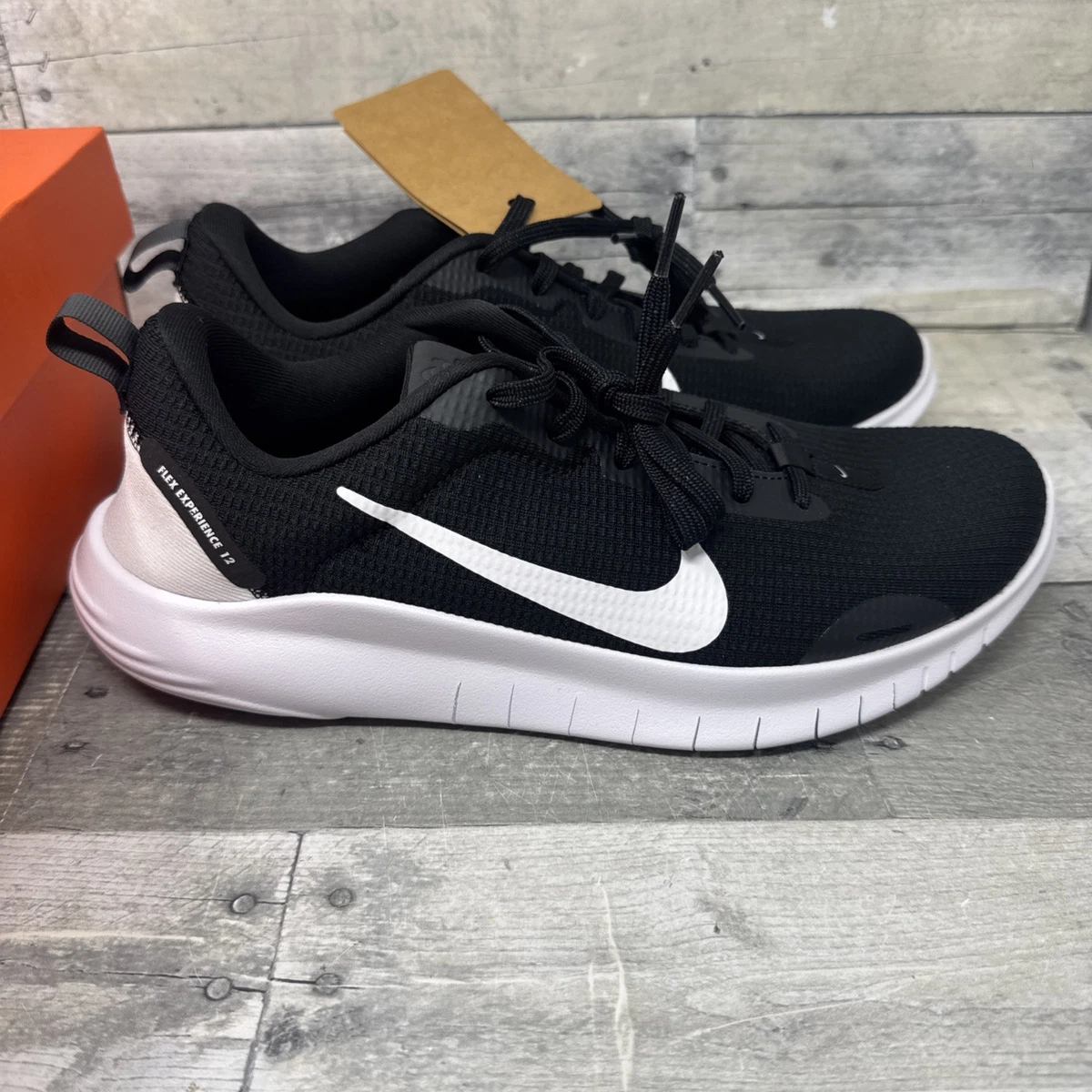 New Nike Men\'s 12 Flex Experience RN 12 Black White Running Shoes DV0740-004 Nike Flex Experience Run 12 Men main image 2