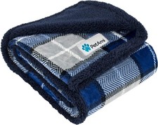 Dog Blanket for Medium Large Dogs, Pet Bed Blanket Cat Puppy Kitten, Fleece Furn