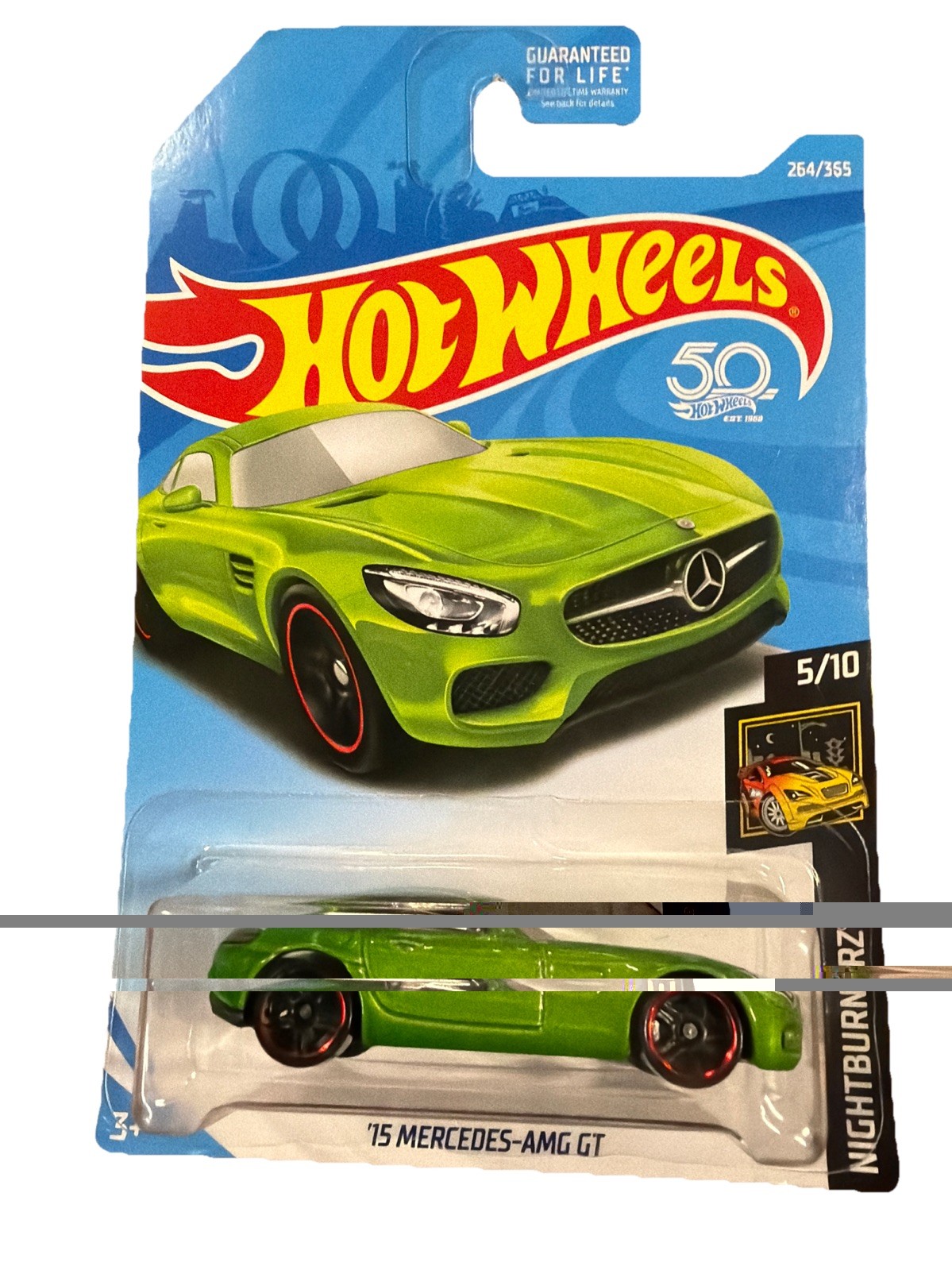 Hot Wheels “15 Mercedes-AMG GT 5/10 NIGHTBURNERZ
