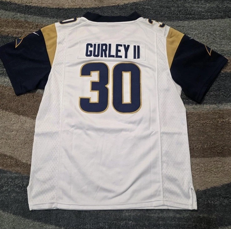 CAMISETA DE FÚTBOL AMERICANO JUVENIL DE LOS ANGELES RAMS NFL #30 GURLEY II TALLA XL Foto 2 de 4