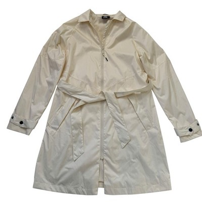 Nike Sportswear Windrunner Woven Trench Jacket Small Pale Ivory Butter Yellow