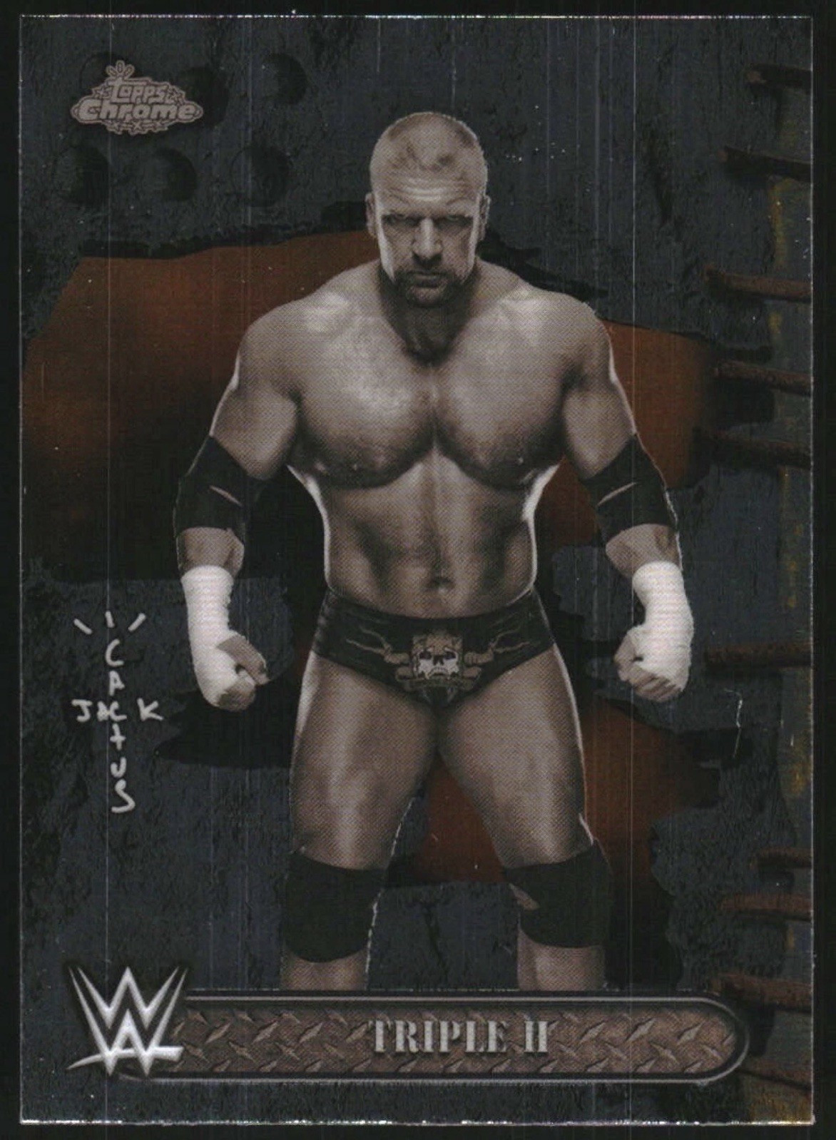 Topps 2025 Topps Chrome WWE x Cactus Jack Triple H Base Set #30